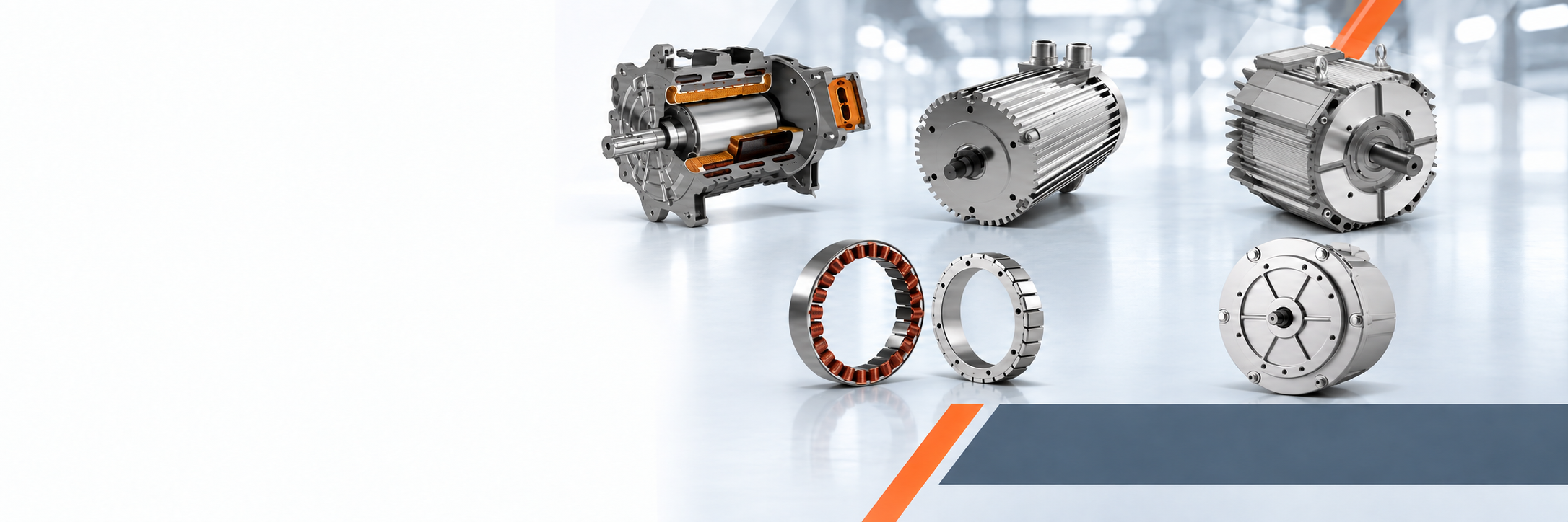 Representative SDT direct-drive and traction motor technologies